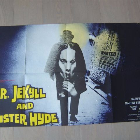 'Dr. Jekyll and sister Hyde' (director Roy Ward Baker) U.K. one-sheet